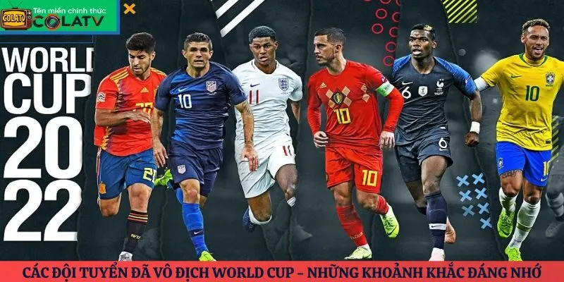 Các đội tuyển đã vô địch World Cup